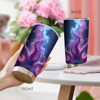 Taza De Café Travel Tumbler Oasisdream De Acero Inoxidable De 600 Ml - Venta Internacional.