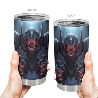 Foto 1 | Foto 1 | Vaso Oasisdream De Acero Inoxidable De 600 Ml Con Estampado De Monstruos - Venta Internacional.