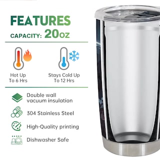 Foto 3 | Foto 3 | Vaso Oasisdream De Acero Inoxidable De 600 Ml Con Estampado De Monstruos - Venta Internacional.