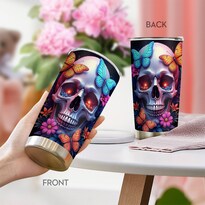 Vaso De Viaje Oasisdream Taza De Acero Inoxidable De 600 Ml - Venta Internacional.