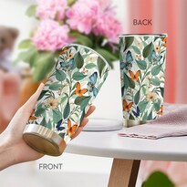 Vaso De Viaje Oasisdream Taza De Acero Inoxidable De 600 Ml - Venta Internacional.