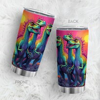 Taza De Café Tumbler Oasisdream De 600 Ml Con Estampado De Dinosaurios - Venta Internacional.