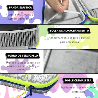 Foto 3 | Foto 3 | Kit Lab.g De Accesorios Estuche Para Nintendo Switch Oled Blanco