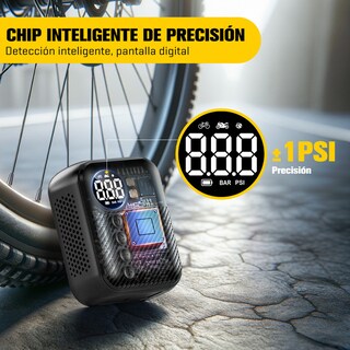 Foto 3 | Foto 3 | Inflador De Aire Para Bicicleta Con Motor Sin Escobillas Arranque De Alta Presión Compacto Y Portátil