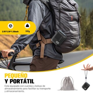 Foto 4 | Foto 4 | Inflador De Aire Para Bicicleta Con Motor Sin Escobillas Arranque De Alta Presión Compacto Y Portátil