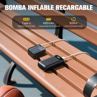 Foto 5 | Foto 5 | Inflador De Aire Para Bicicleta Con Motor Sin Escobillas Arranque De Alta Presión Compacto Y Portátil