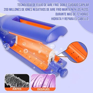 Foto 2 | Foto 2 | Rizador Belug Automático Para Cabello Cerámica Azul