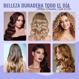 Foto 4 | Foto 4 | Rizador Belug Automático Para Cabello Cerámica Azul