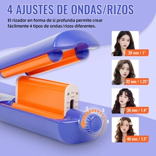 Foto 5 | Foto 5 | Rizador Belug Automático Para Cabello Cerámica Azul