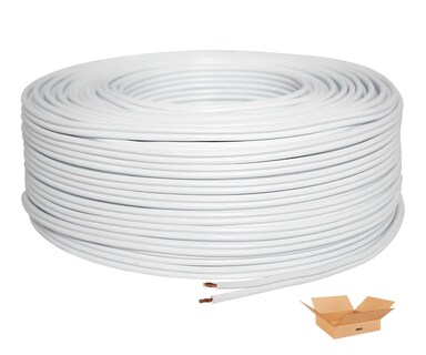 Foto 1 | Foto 1 | Cable Dúplex Lab.g Pot18 1x2.5mm² Blanco X 100m En Rollo Blanco