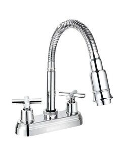 Foto 1 | Foto 1 | Llave Mezcladora Xtellar Cuello Flexible Inoxidable 4'