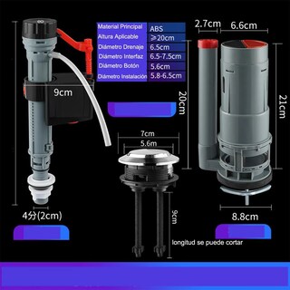 Foto 3 | Foto 3 | Kits De Reparación Del Tanque Del Inodoro De La Válvula Eo Safe Imports Esi-23798 Multicolor