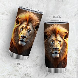 Foto 5 | Foto 5 | Taza De Viaje Oasisdream Vaso De 600 Ml Con Estampado De Leones - Venta Internacional.