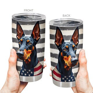 Foto 1 | Foto 1 | Taza De Café Travel Tumbler Oasisdream De 600 Ml Con Estampado De Perros - Venta Internacional.