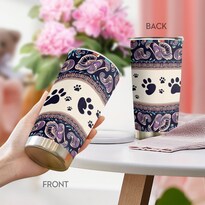 Taza Taza Tumbler Oasisdream De Acero Inoxidable 600 Ml Con Estampado De Patas - Venta Internacional.