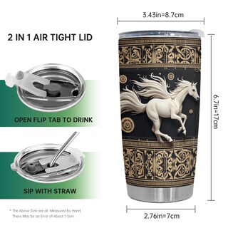 Foto 2 | Foto 2 | Taza De Café Travel Tumbler Oasisdream De Acero Inoxidable De 600 Ml - Venta Internacional.