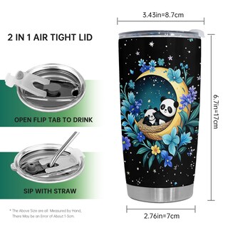 Foto 2 | Foto 2 | Vaso De Viaje Oasisdream De Acero Inoxidable Con Tapa 600 Ml - Venta Internacional.