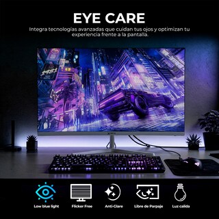 Foto 6 | Foto 6 | Monitor Gamer 24.5 Xtreme Pc Gaming Infinite Game 5ms 100hz Fhd Ips Hdmi Altavoces Adaptive-sync Blanco Mxtwt245f