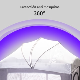 Foto 4 | Foto 4 | Cuna Corral Bebe Extra Grande Aeiou Bc003 Cambiador Dark Grey