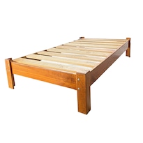 Base De Cama Madera Matrimonial Reinicia 21 Muebles