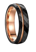 Anillo Xtellar Compromiso Acero Para Hombres Y Mujeres 6mm