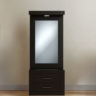 Foto 1 | Foto 1 | Mueble Multifuncional Espejo Cajones Iluminación Zapatera Chocolate Vanesa Reinicia 21 Muebles