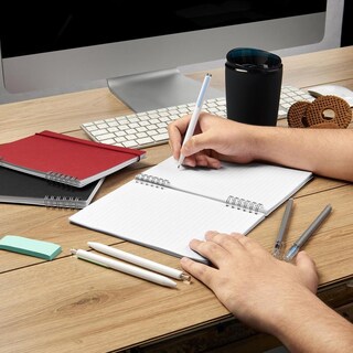 Foto 4 | Foto 4 | Libreta Ecológica Con 70 Hojas A Rayas. Cubierta De Cartón. Incluye Espiral Metálico.