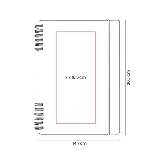 Foto 6 | Foto 6 | Libreta Ecológica Con 70 Hojas A Rayas. Cubierta De Cartón. Incluye Espiral Metálico.