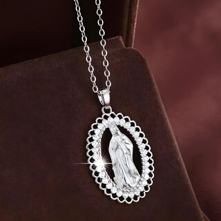 Foto 4 | Foto 4 | Medalla Virgen María Ventdepot Mxvrp-003 3 Piezass Color Plateado