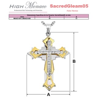 Foto 6 | Foto 6 | Collares Religiosos Ventdepot Mxaex-001 1 Piezas Color Oro