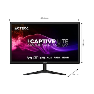 Foto 4 | Foto 4 | Monitor Plano Acteck 18.5'' Captive Lite Cl185
