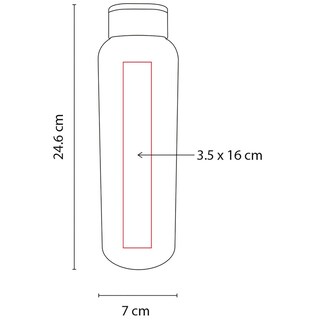 Foto 1 | Foto 1 | Cilindro Alex De Plástico Con Diseño Traslúcido De 800ml