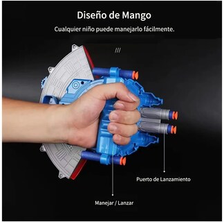 Foto 5 | Foto 5 | Juguete Belug Escudo Lanzador Infantil Capitán América Azul