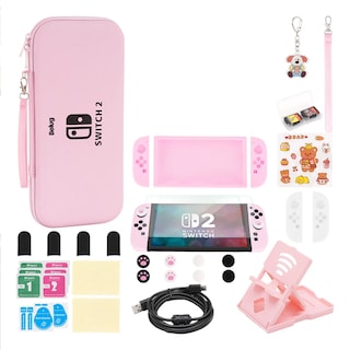 Foto 1 | Foto 1 | Kit Belug De Estuche Para Nintendo Switch Rosa