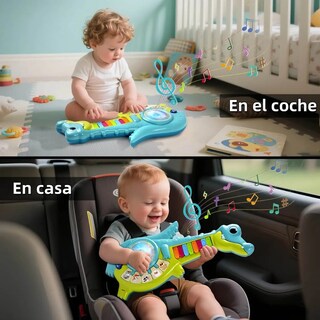 Foto 3 | Foto 3 | Juguete Lab.g Guitarra Eléctrica Con Piano Para Niños Azul