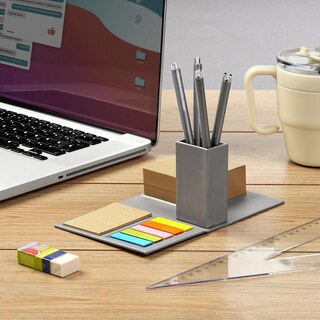 Foto 3 | Foto 3 | Porta Notas Plegable Publicitario Que Se Vuelve Portalápices