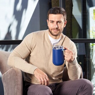 Foto 4 | Foto 4 | Taza Publicitaria De Acero Inoxidable Doble Pared Con Popote-tasse