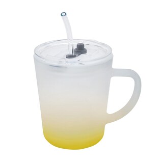 Foto 1 | Foto 1 | Taza Personalizada De Vidrio Sublimable Con Tapa Y Popote-banao