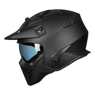 Foto 1 | Foto 1 | Casco Para Moto Modular Ilm 726x Negro Mate Moteros