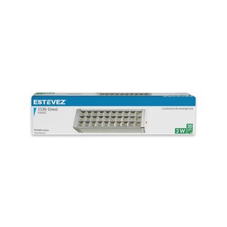 Foto 7 | Foto 7 | Estevez Luminario Led De Emergencia Recargable 3w 30 Led Aluminio