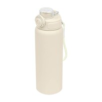 Termo Metálico Con Doble Pared Textura Rubber Y Boquilla Dual