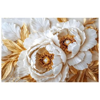 Foto 1 | Foto 1 | Cuadro Decorativo Botánica 70x100cm Peonias Etéreas