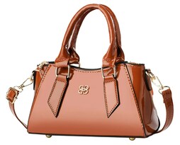 Bolsa Tote Xtellar De Pu Impermeable Antirayaduras Con Costuras Reforzadas Café