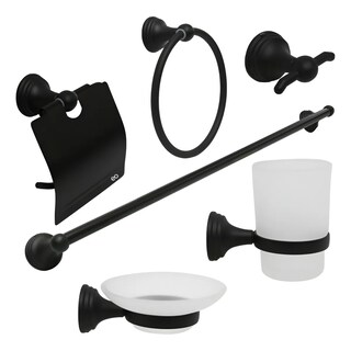 Foto 1 | Foto 1 | Juego De Accesorios Para Baño Eo Safe Imports Esi-23801 Negro