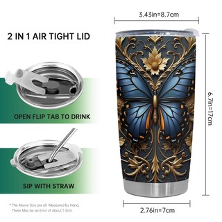 Foto 2 | Foto 2 | Taza De Viaje Oasisdream Vaso De Acero Inoxidable 600 Ml Con Tapa - Venta Internacional.