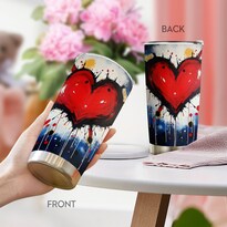 Taza De Café Tumbler Oasisdream De Acero Inoxidable 600 Ml - Venta Internacional.