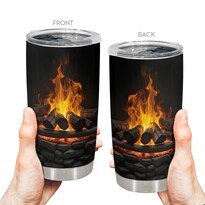 Vaso De Viaje Oasisdream Taza De Acero Inoxidable De 600 Ml - Venta Internacional.