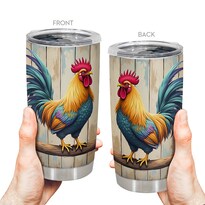 Taza De Café Tumbler Oasisdream De Acero Inoxidable 600 Ml - Venta Internacional.