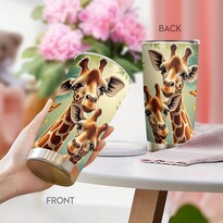 Taza De Viaje Oasisdream Vaso De Acero Inoxidable 600 Ml Con Tapa - Venta Internacional.