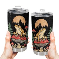 Taza De Café Travel Tumbler Oasisdream De 600 Ml Con Estampado De Ranas - Venta Internacional.